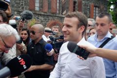 Emmanuel Macron a La Reunion
