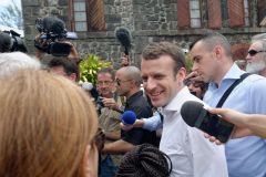 Emmanuel Macron a La Reunion