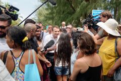 Emmanuel Macron a La Reunion