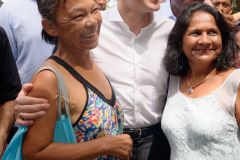 Emmanuel Macron a La Reunion