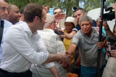 Emmanuel Macron a La Reunion