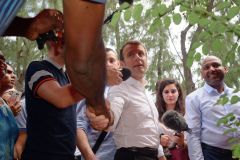 Emmanuel Macron a La Reunion
