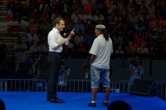 Emmanuel Macron a La Reunion