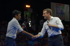 Emmanuel Macron a La Reunion