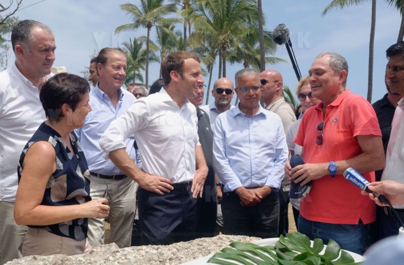 President Macron at Reunion-President Macron a La Reunion