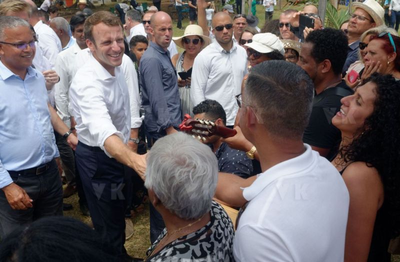 President Macron at Reunion-President Macron a La Reunion