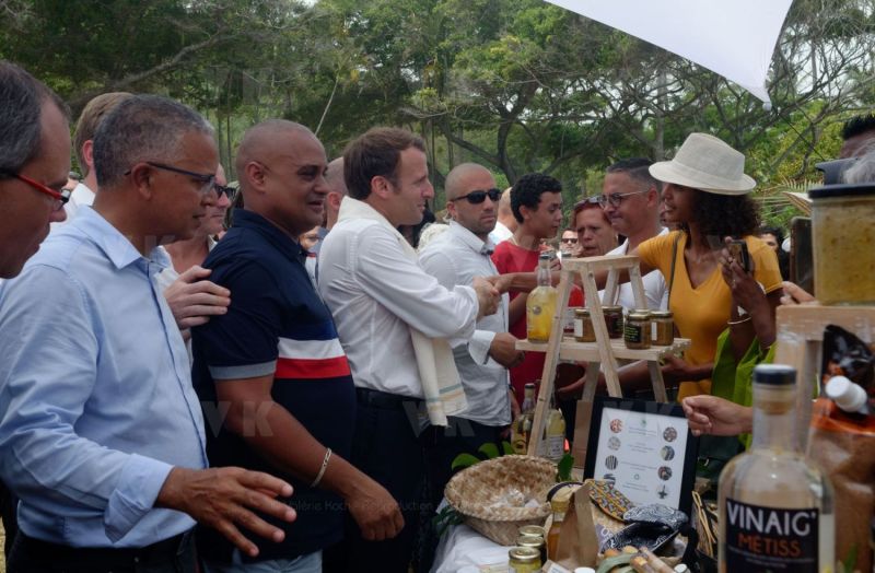 President Macron at Reunion-President Macron a La Reunion
