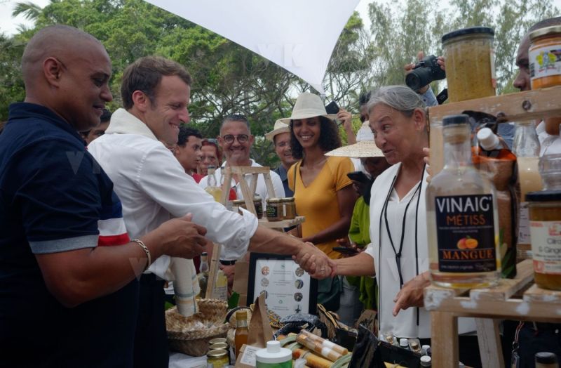 President Macron at Reunion-President Macron a La Reunion