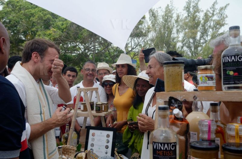 President Macron at Reunion-President Macron a La Reunion