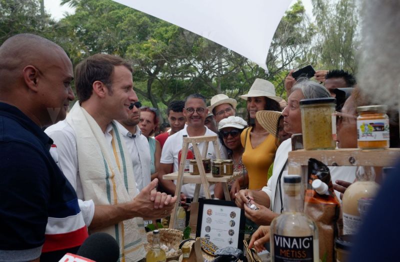 President Macron at Reunion-President Macron a La Reunion
