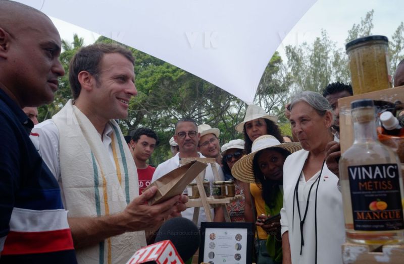 President Macron at Reunion-President Macron a La Reunion