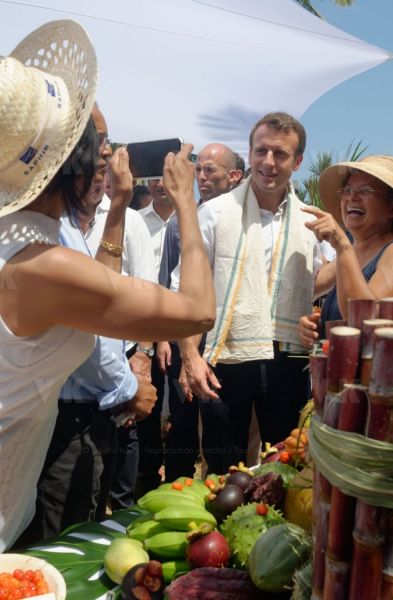 President Macron at Reunion-President Macron a La Reunion