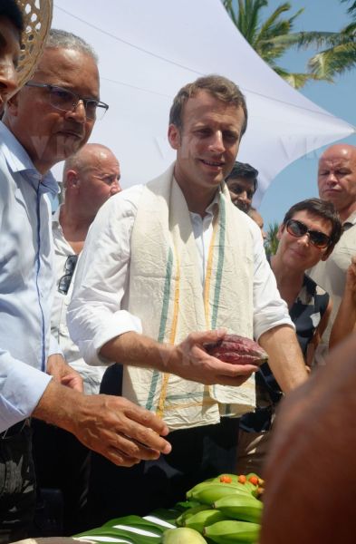 President Macron at Reunion-President Macron a La Reunion