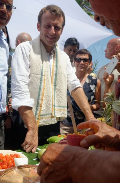 President Macron at Reunion-President Macron a La Reunion