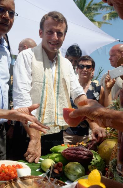 President Macron at Reunion-President Macron a La Reunion