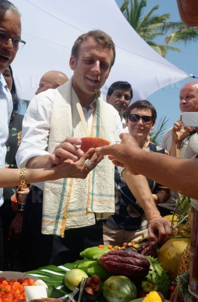 President Macron at Reunion-President Macron a La Reunion