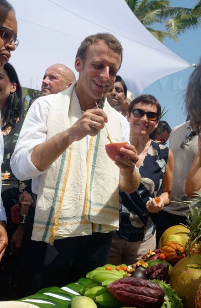 President Macron at Reunion-President Macron a La Reunion