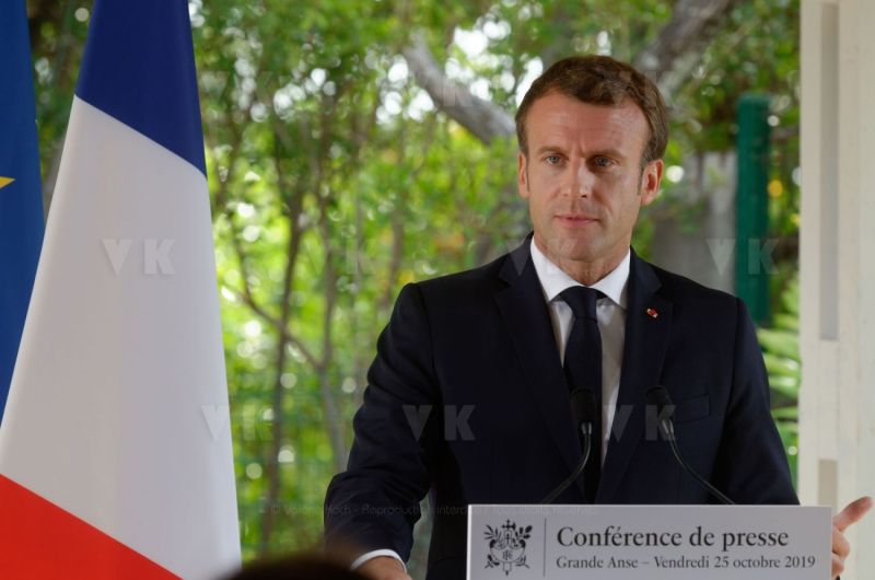President Macron at Reunion-President Macron a La Reunion