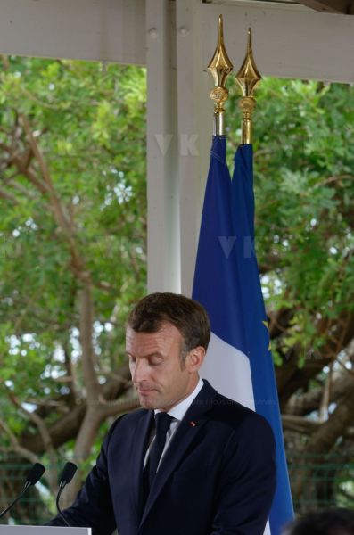 President Macron at Reunion-President Macron a La Reunion