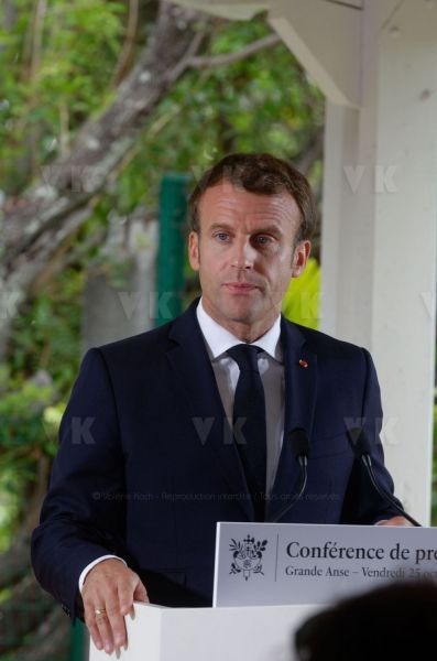 President Macron at Reunion-President Macron a La Reunion
