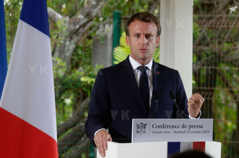 President Macron at Reunion-President Macron a La Reunion
