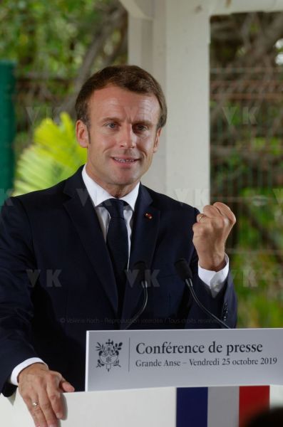 President Macron at Reunion-President Macron a La Reunion