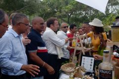 President Macron at Reunion-President Macron a La Reunion