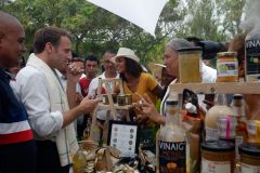 President Macron at Reunion-President Macron a La Reunion
