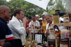 President Macron at Reunion-President Macron a La Reunion