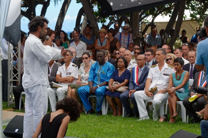 Commémoration de l\'abolition de l\'esclavage avec la MOM Ericka Bareigts