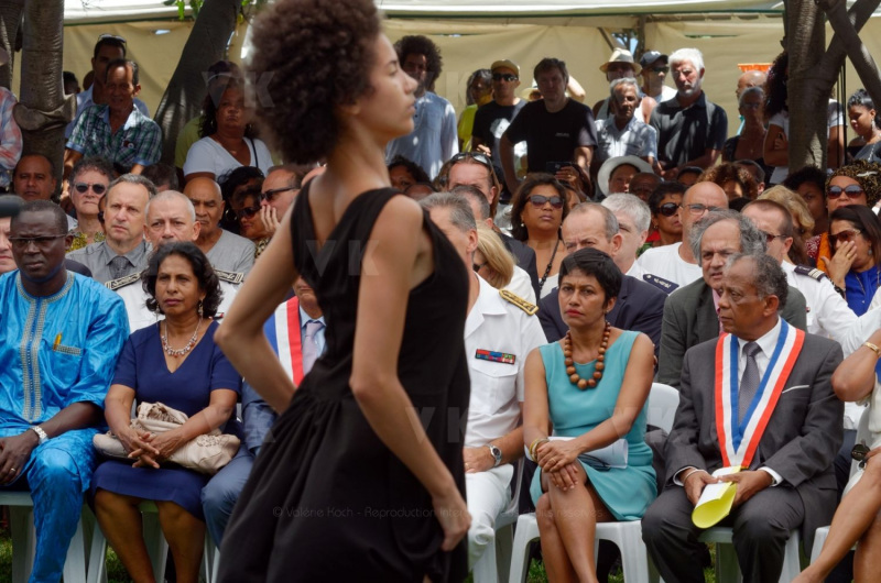 Commémoration de l\'abolition de l\'esclavage avec la MOM Ericka Bareigts