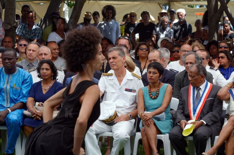 Commémoration de l'abolition de l'esclavage avec la MOM Ericka Bareigts