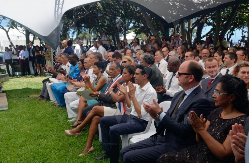 Commémoration de l'abolition de l'esclavage avec la MOM Ericka Bareigts