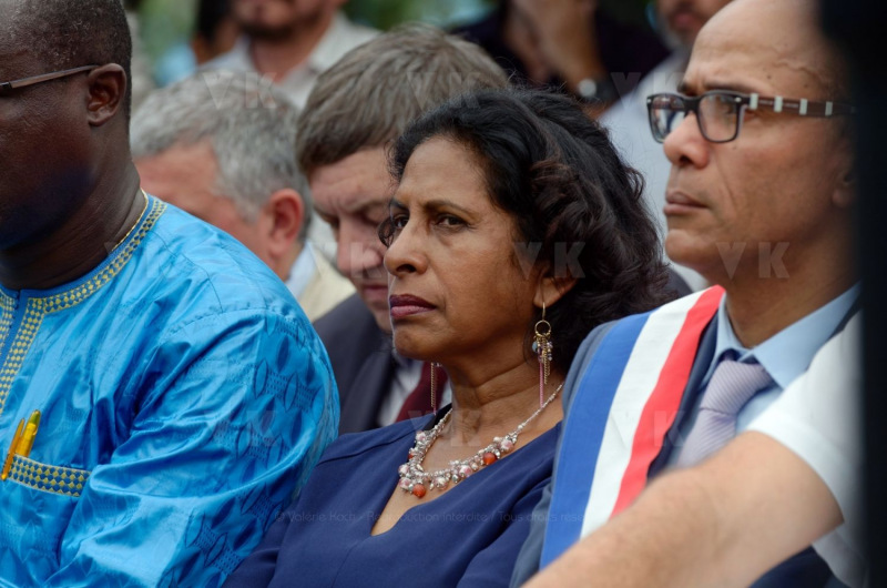 Commémoration de l'abolition de l'esclavage avec la MOM Ericka Bareigts