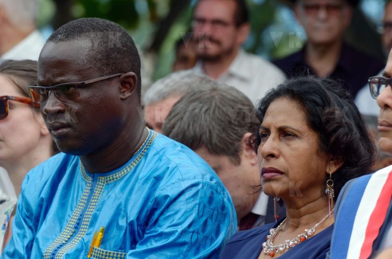 Commémoration de l'abolition de l'esclavage avec la MOM Ericka Bareigts