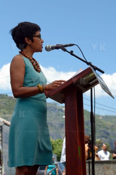 Commémoration de l'abolition de l'esclavage avec la MOM Ericka Bareigts