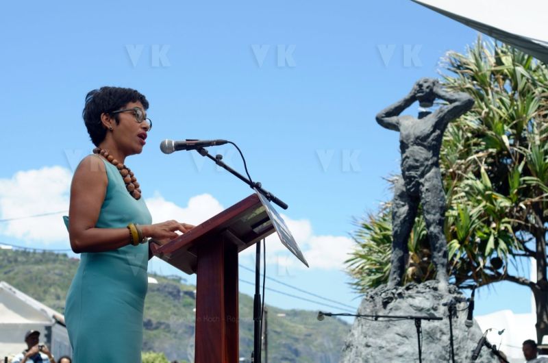 Commémoration de l'abolition de l'esclavage avec la MOM Ericka Bareigts