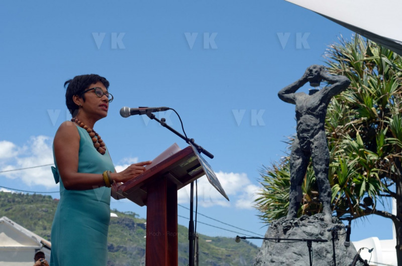 Commémoration de l'abolition de l'esclavage avec la MOM Ericka Bareigts