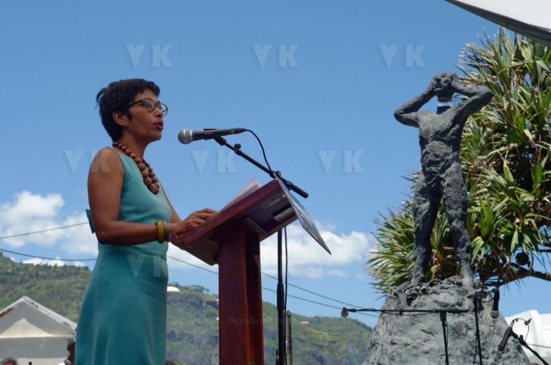 Commémoration de l'abolition de l'esclavage avec la MOM Ericka Bareigts
