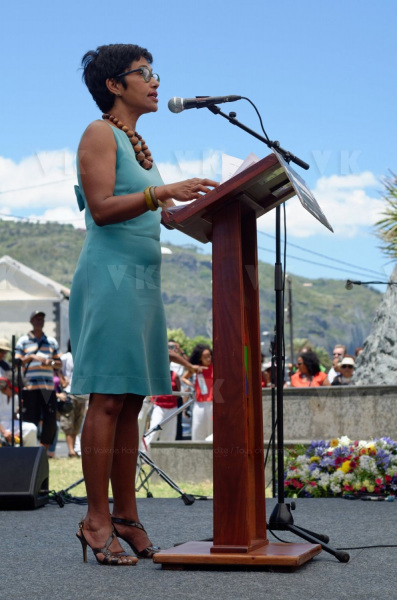 Commémoration de l'abolition de l'esclavage avec la MOM Ericka Bareigts