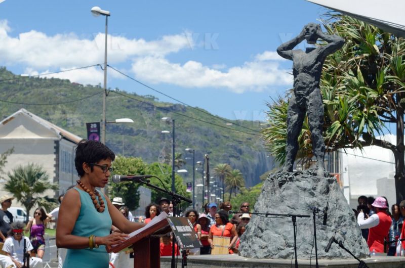 Commémoration de l'abolition de l'esclavage avec la MOM Ericka Bareigts