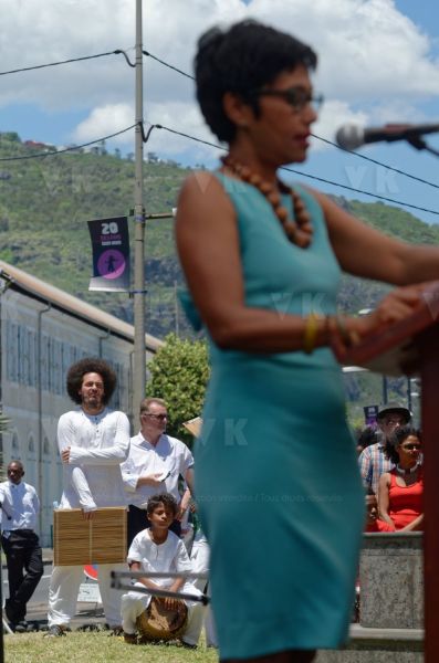 Commémoration de l'abolition de l'esclavage avec la MOM Ericka Bareigts