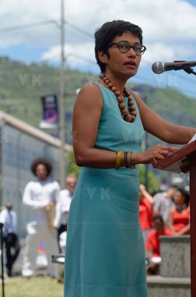 Commémoration de l'abolition de l'esclavage avec la MOM Ericka Bareigts