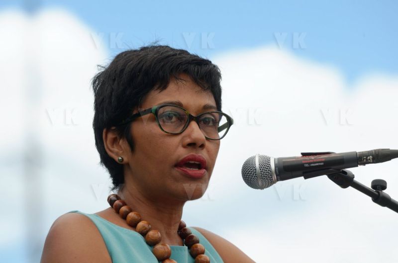 Commémoration de l'abolition de l'esclavage avec la MOM Ericka Bareigts