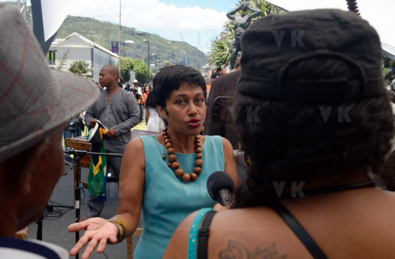 Commémoration de l'abolition de l'esclavage avec la MOM Ericka Bareigts