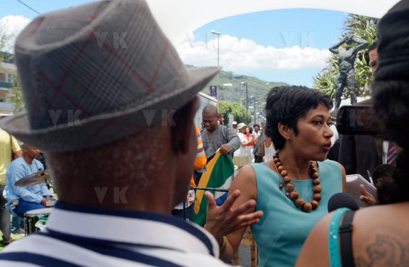 Commémoration de l'abolition de l'esclavage avec la MOM Ericka Bareigts