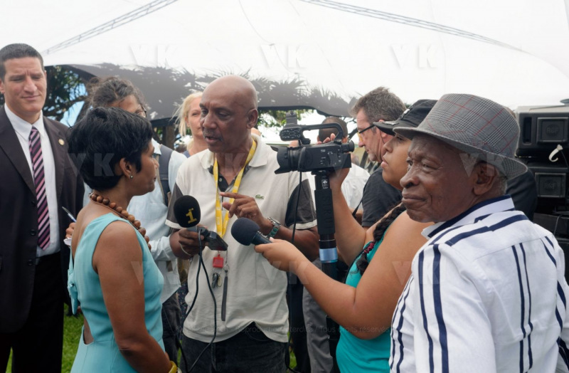 Commémoration de l'abolition de l'esclavage avec la MOM Ericka Bareigts