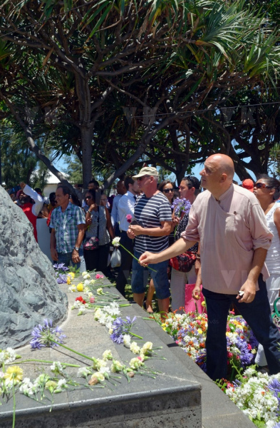 Commémoration de l'abolition de l'esclavage avec la MOM Ericka Bareigts