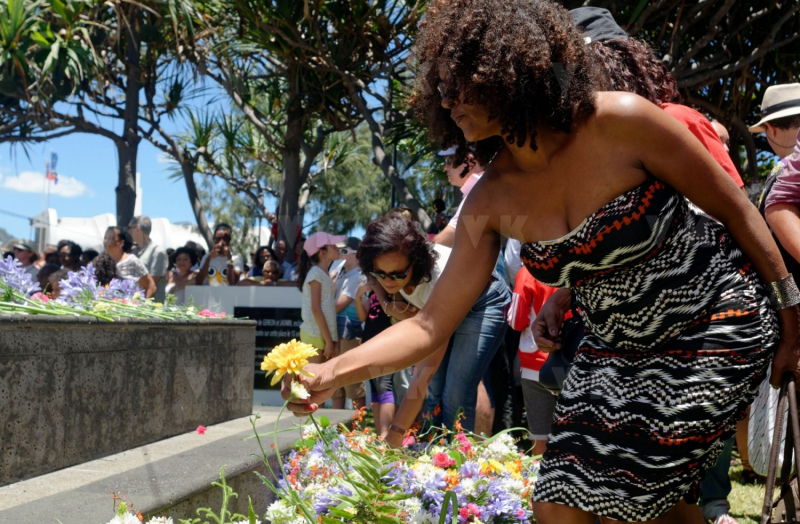 Commémoration de l'abolition de l'esclavage avec la MOM Ericka Bareigts