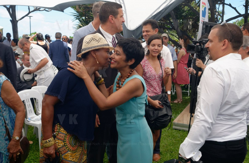 Commémoration de l'abolition de l'esclavage avec la MOM Ericka Bareigts